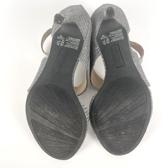 Christian Siriano Special Occasion Heels with Silver Sparkles. Size 8.5 - Picture 6 of 13